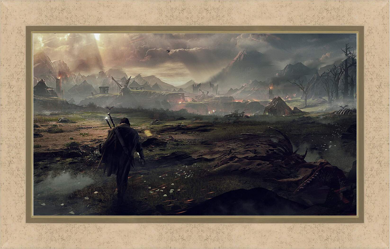 Картина в раме - middle-earth shadow of mordor, the lord of the rings, talion
