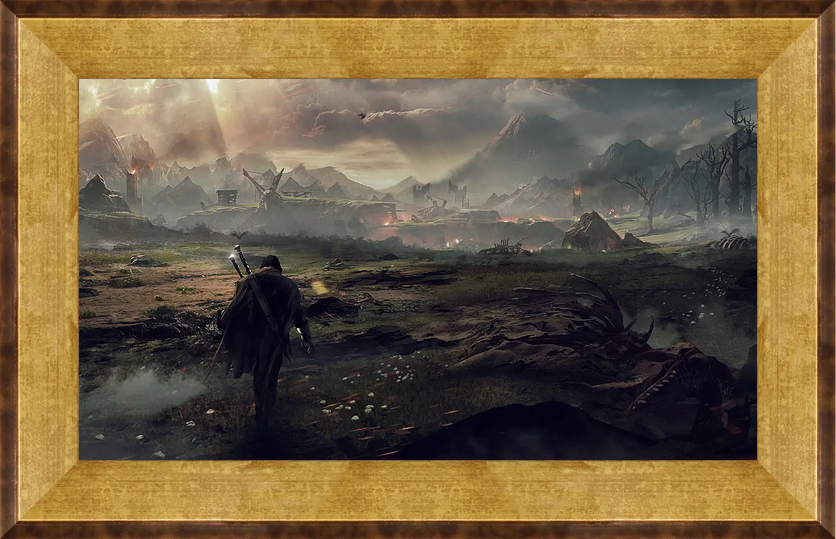 Картина в раме - middle-earth shadow of mordor, the lord of the rings, talion
