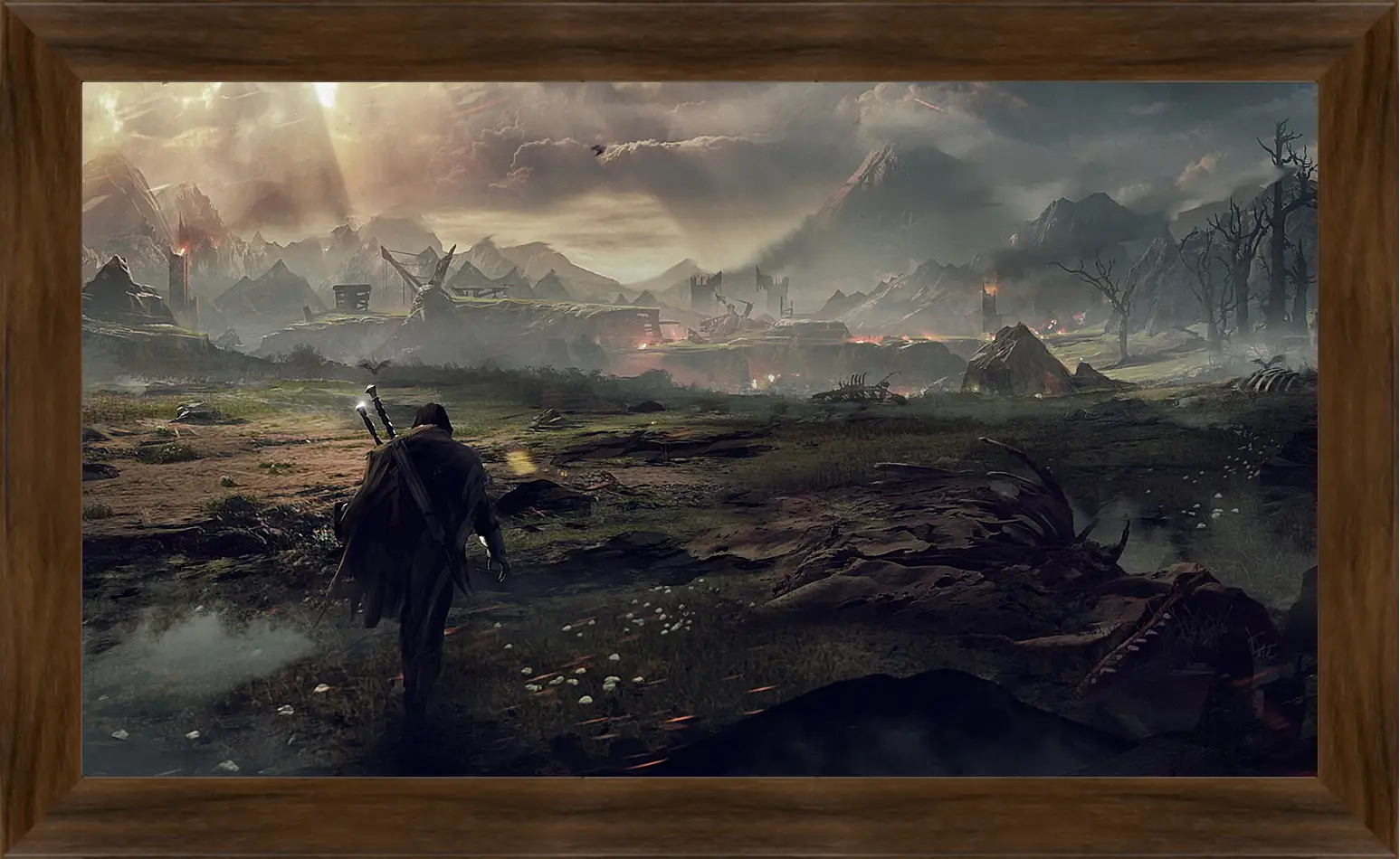 Картина в раме - middle-earth shadow of mordor, the lord of the rings, talion
