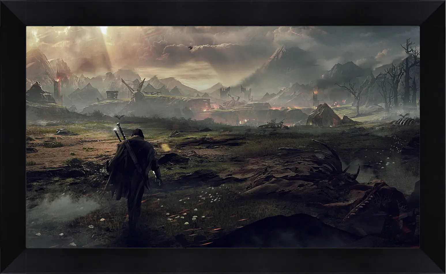 Картина в раме - middle-earth shadow of mordor, the lord of the rings, talion
