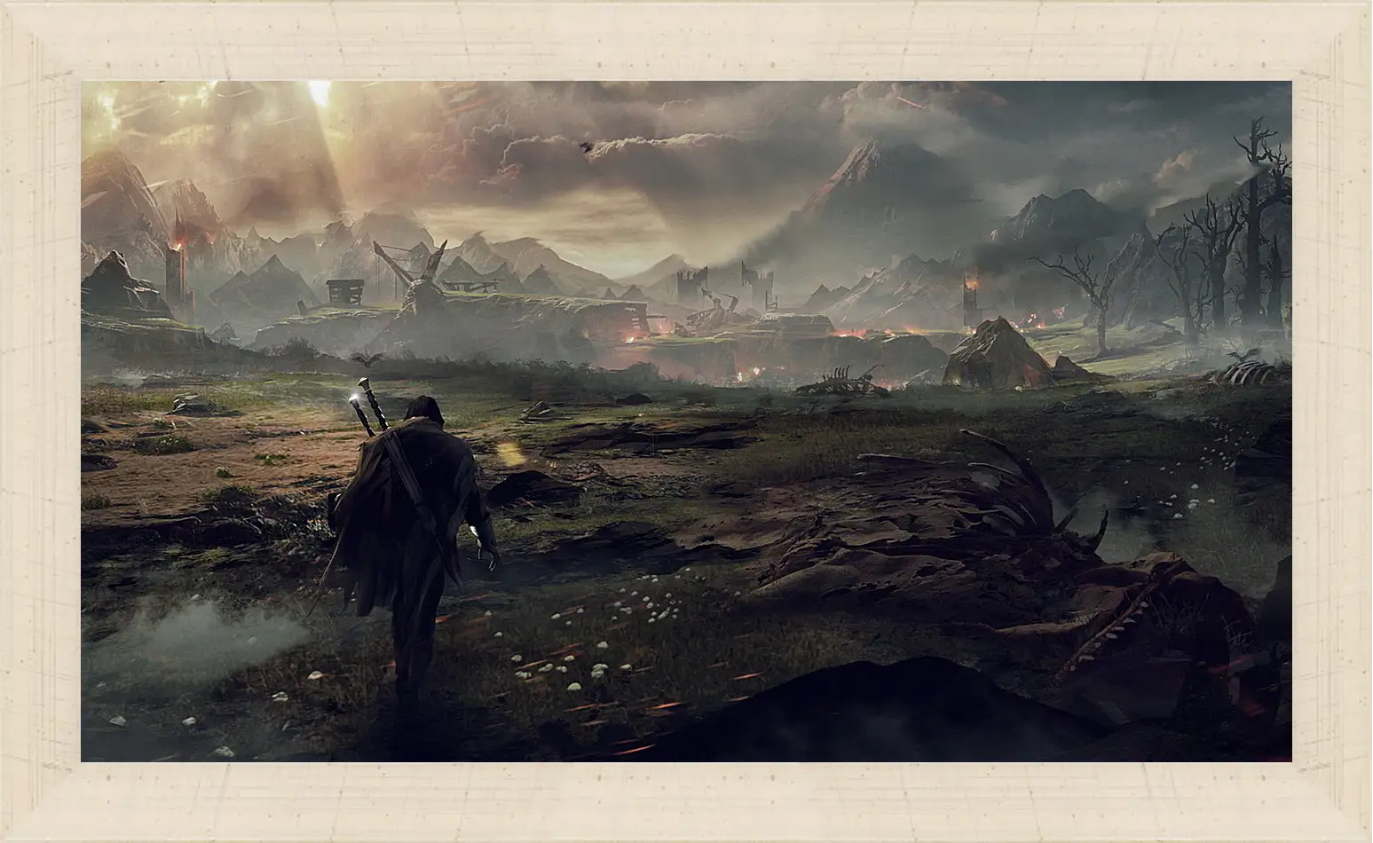 Картина в раме - middle-earth shadow of mordor, the lord of the rings, talion
