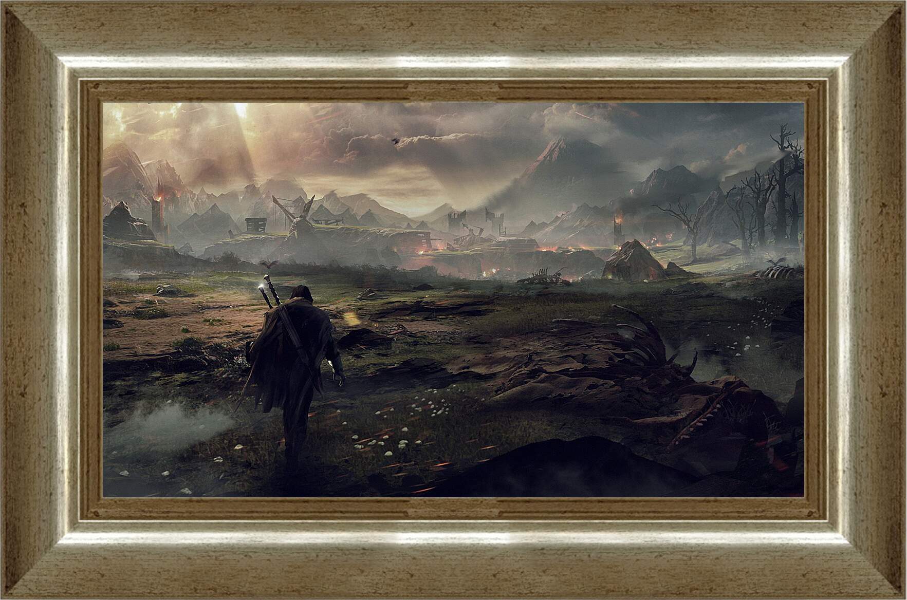 Картина в раме - middle-earth shadow of mordor, the lord of the rings, talion
