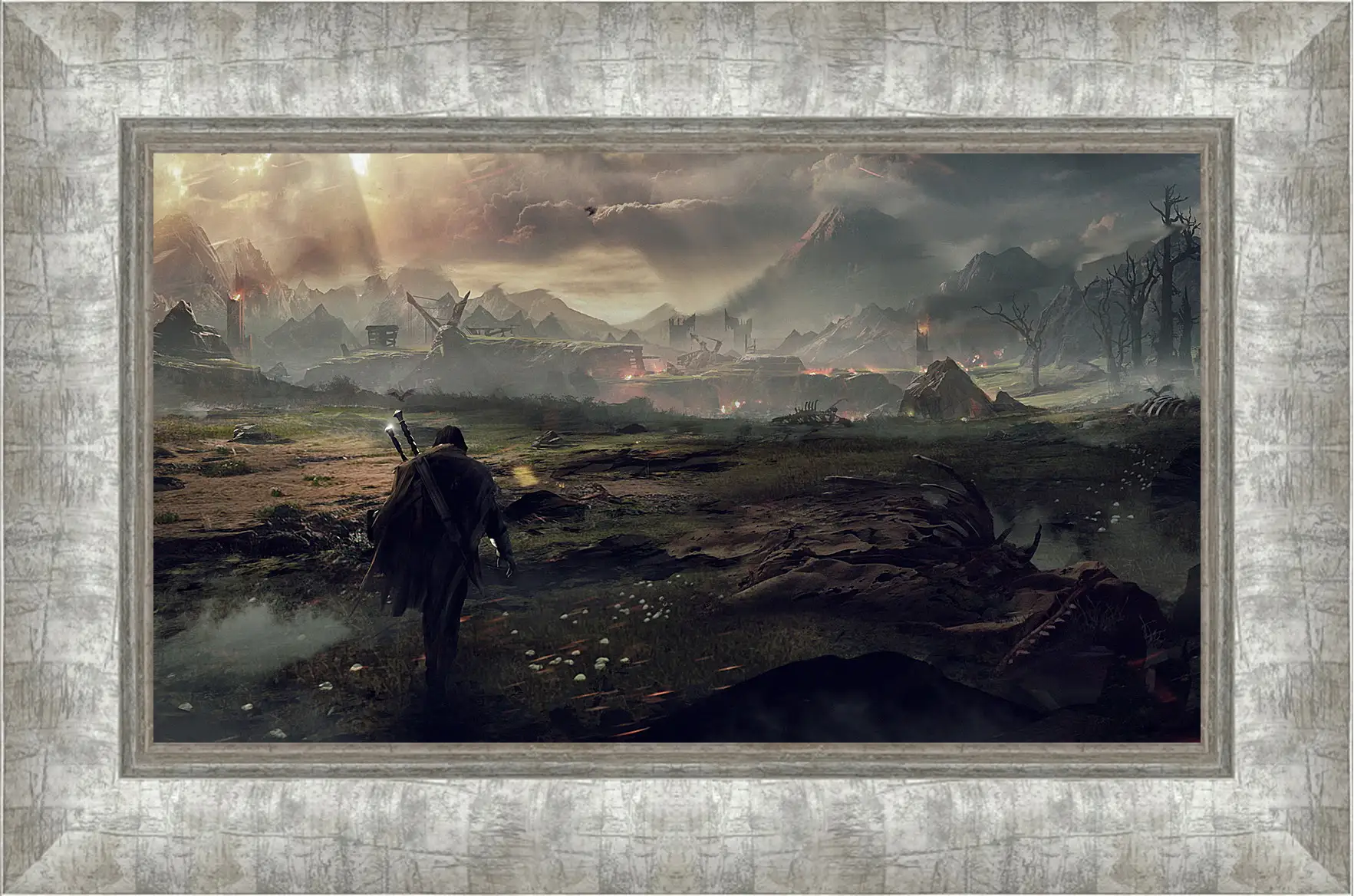 Картина в раме - middle-earth shadow of mordor, the lord of the rings, talion
