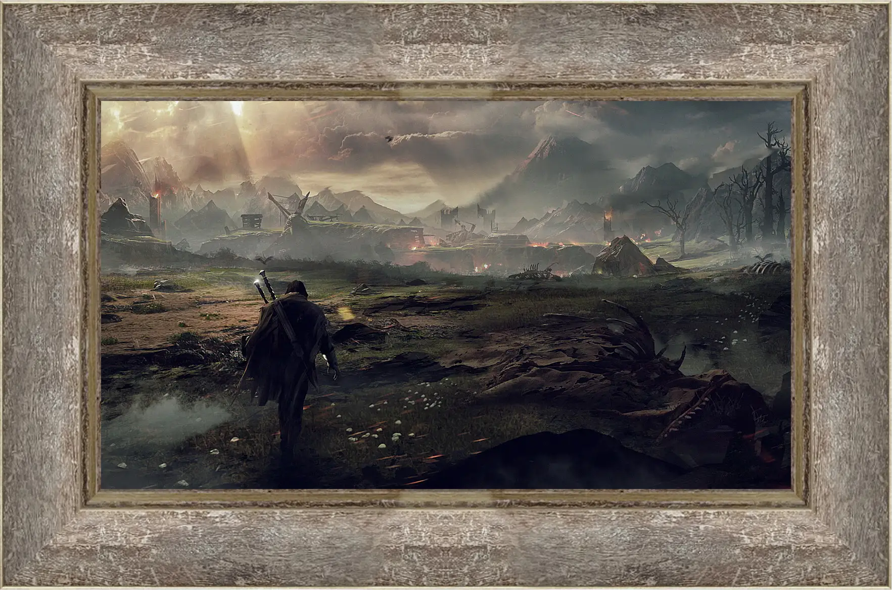 Картина в раме - middle-earth shadow of mordor, the lord of the rings, talion
