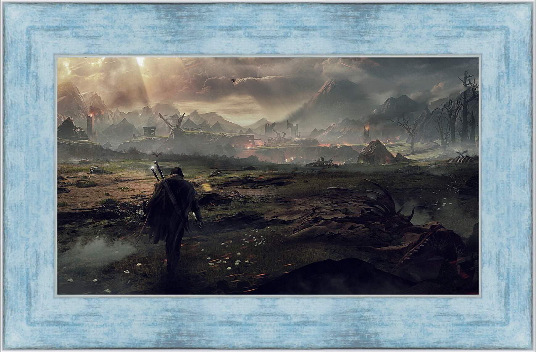 Картина в раме - middle-earth shadow of mordor, the lord of the rings, talion
