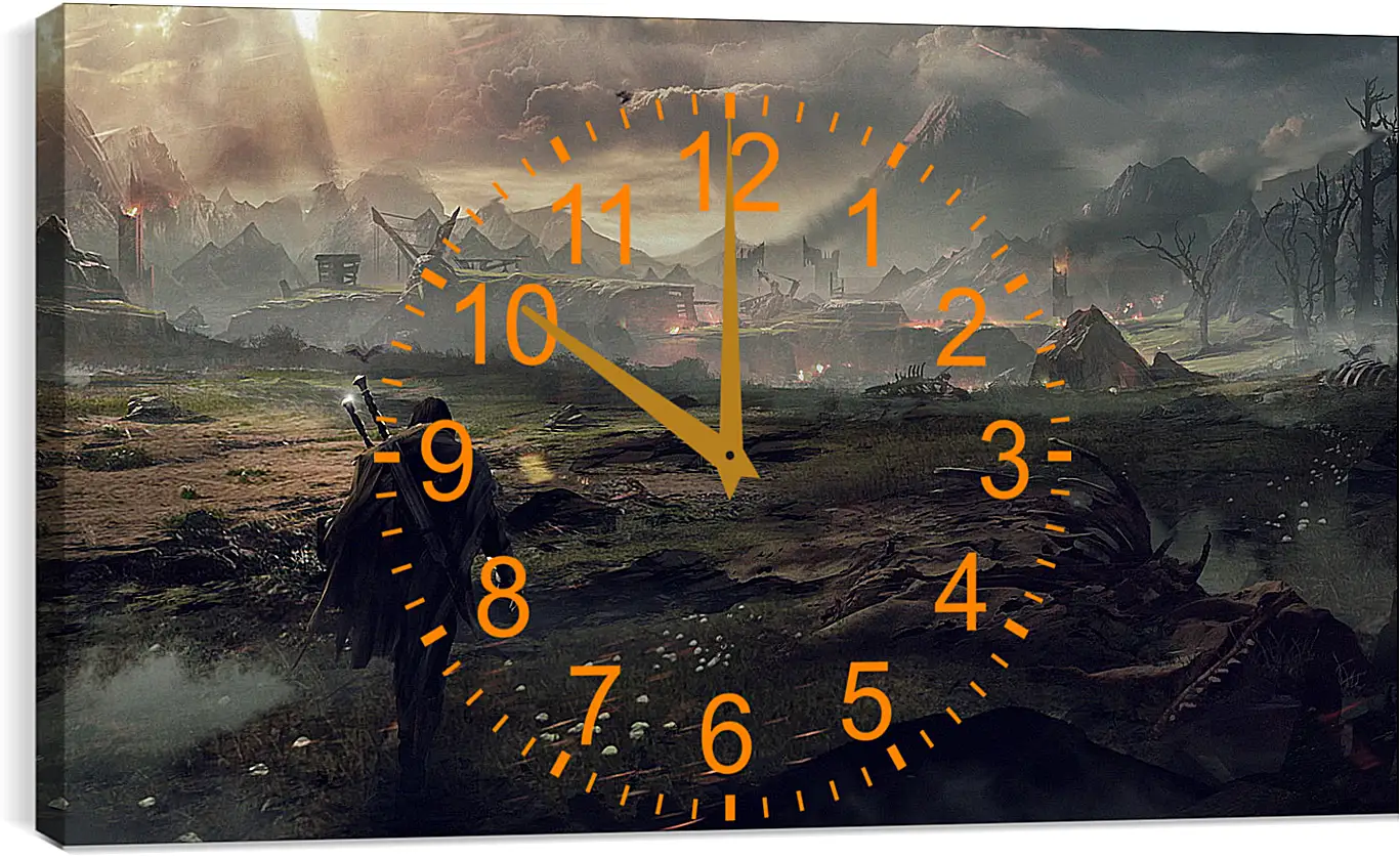 Часы картина - middle-earth shadow of mordor, the lord of the rings, talion
