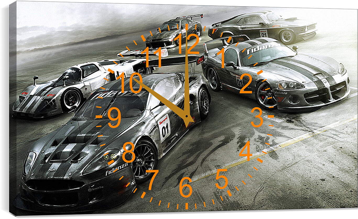 Часы картина - grid autosport, codemasters racing, race driver
