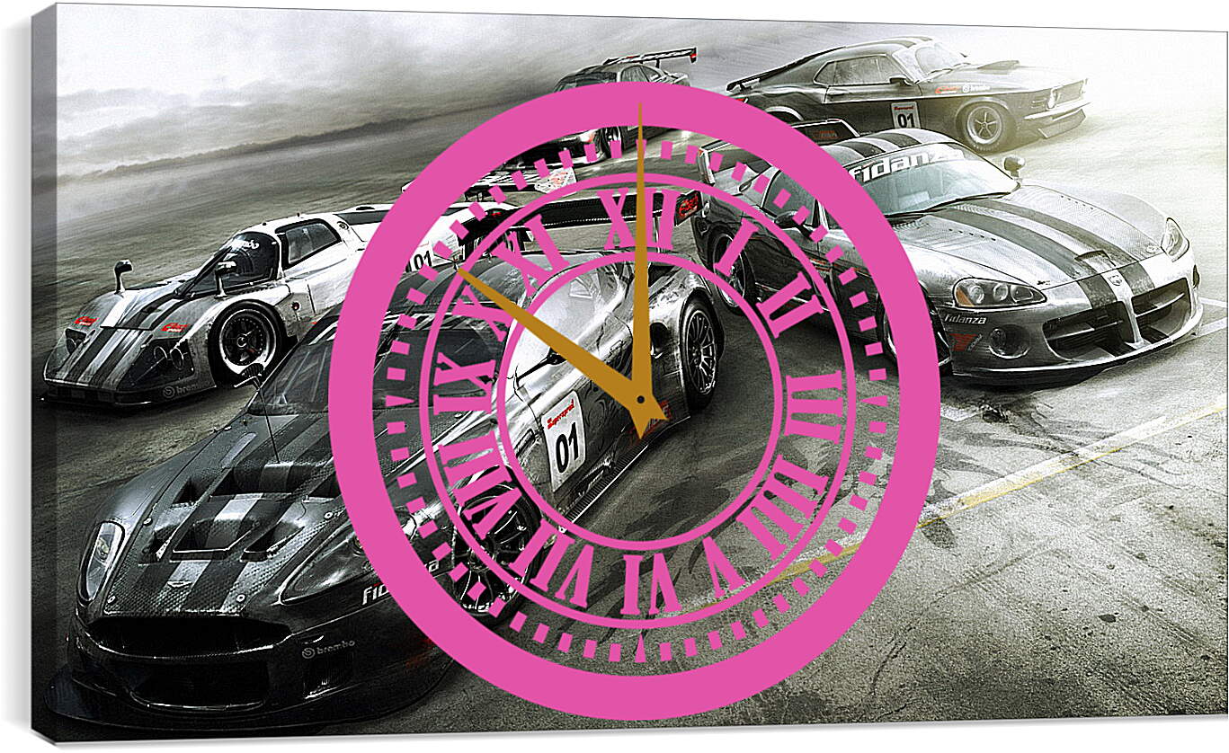 Часы картина - grid autosport, codemasters racing, race driver
