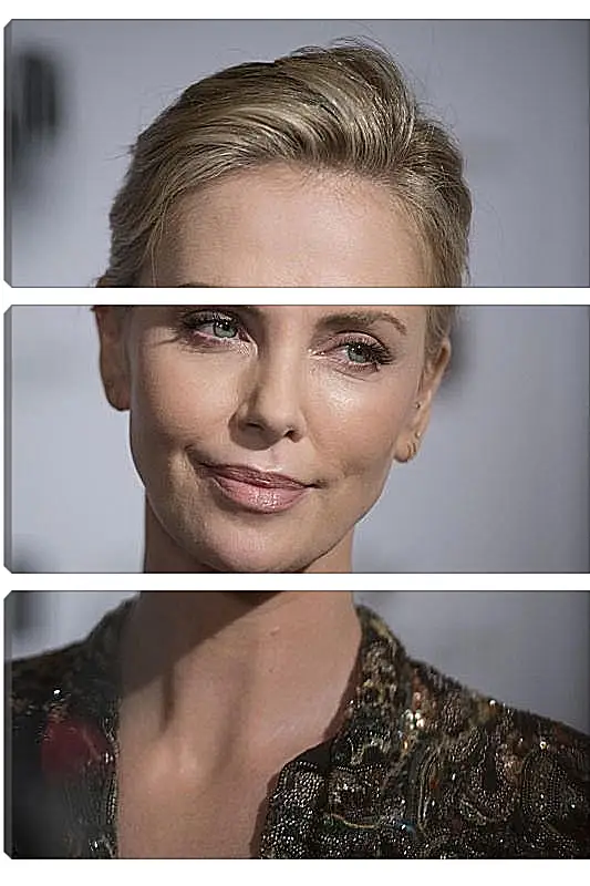 Модульная картина - Шарлиз Терон. Charlize Theron