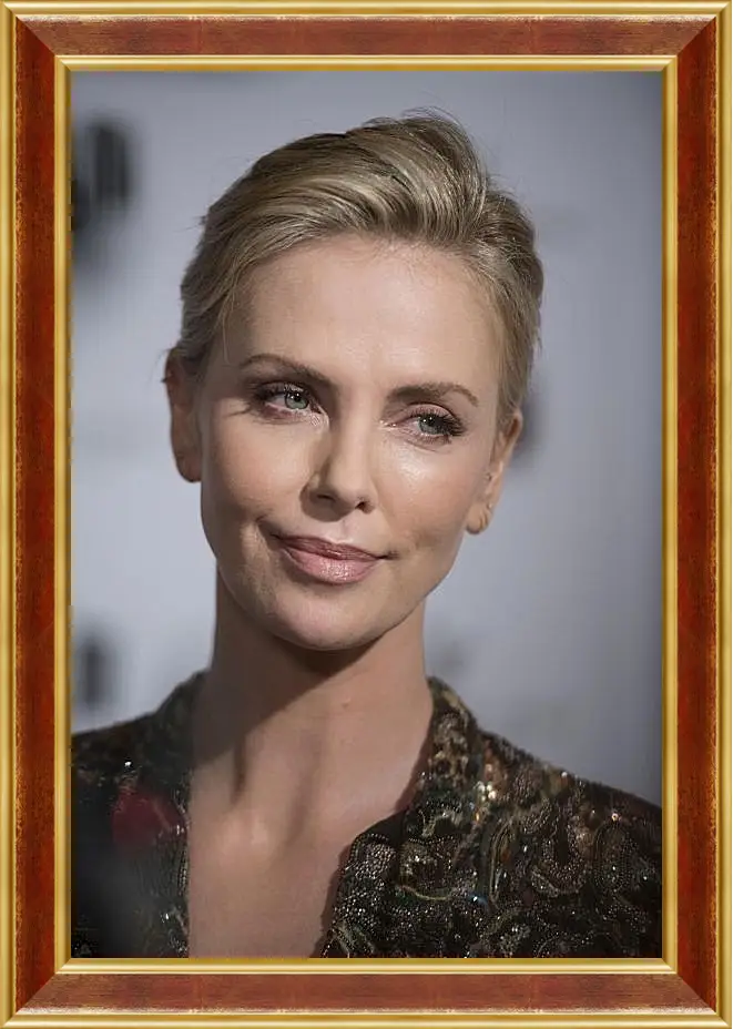 Картина в раме - Шарлиз Терон. Charlize Theron