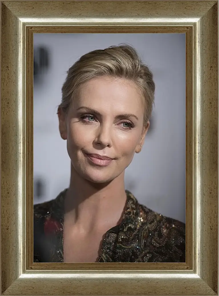 Картина в раме - Шарлиз Терон. Charlize Theron