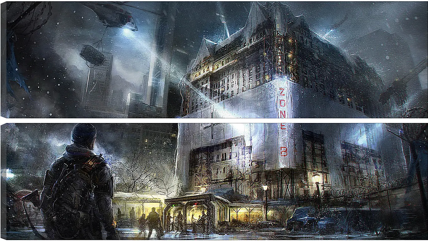 Модульная картина - ubisoft entertainment, building, art
