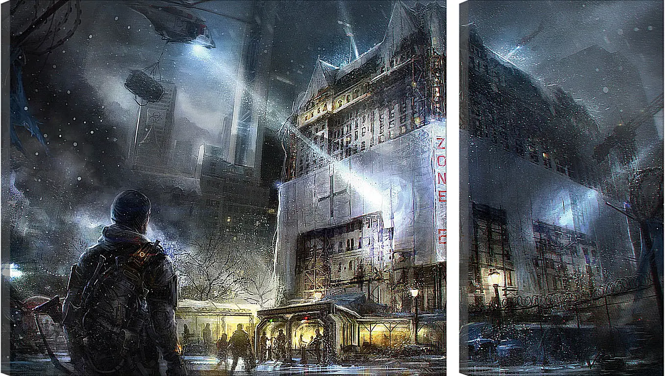 Модульная картина - ubisoft entertainment, building, art
