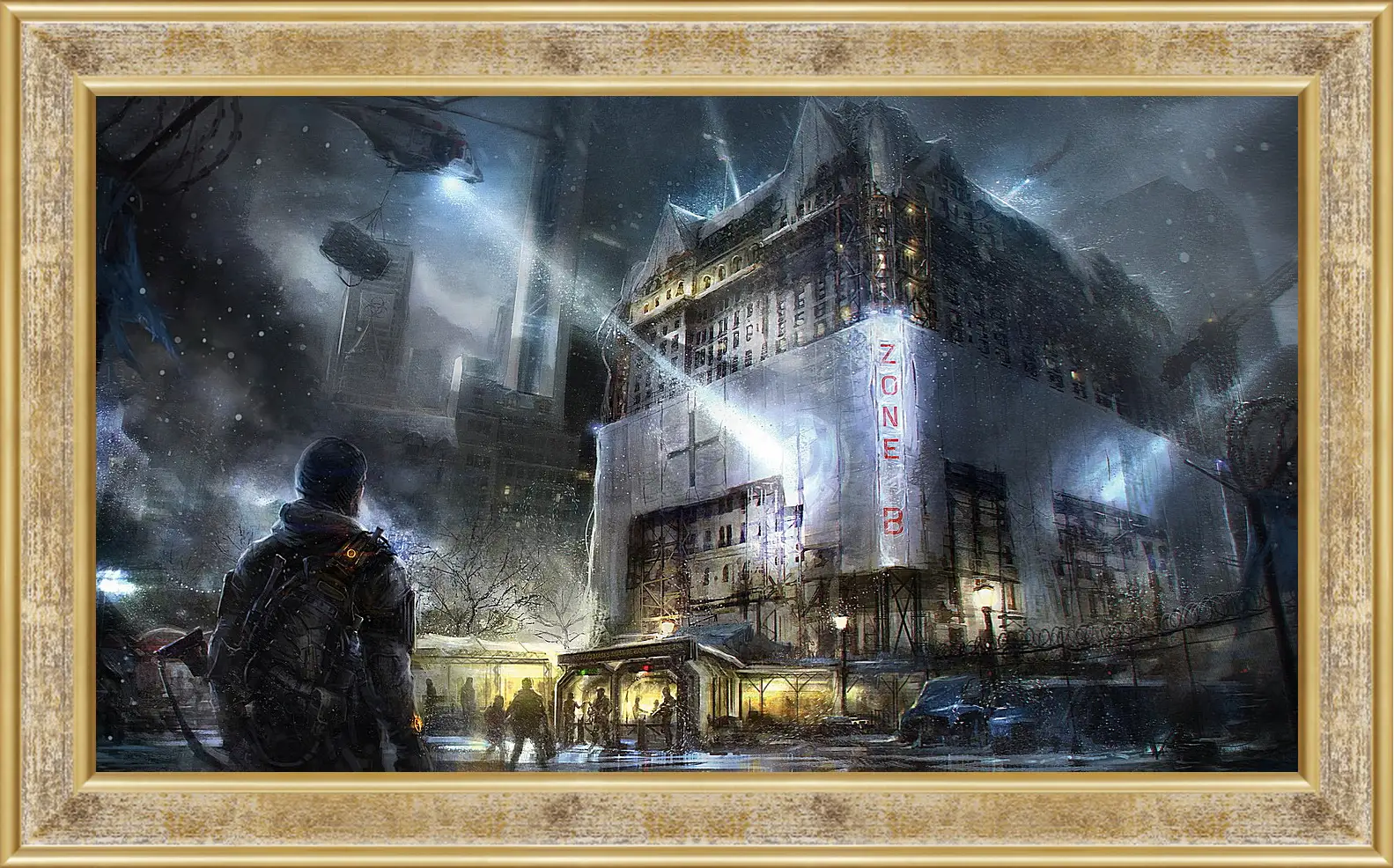 Картина в раме - ubisoft entertainment, building, art
