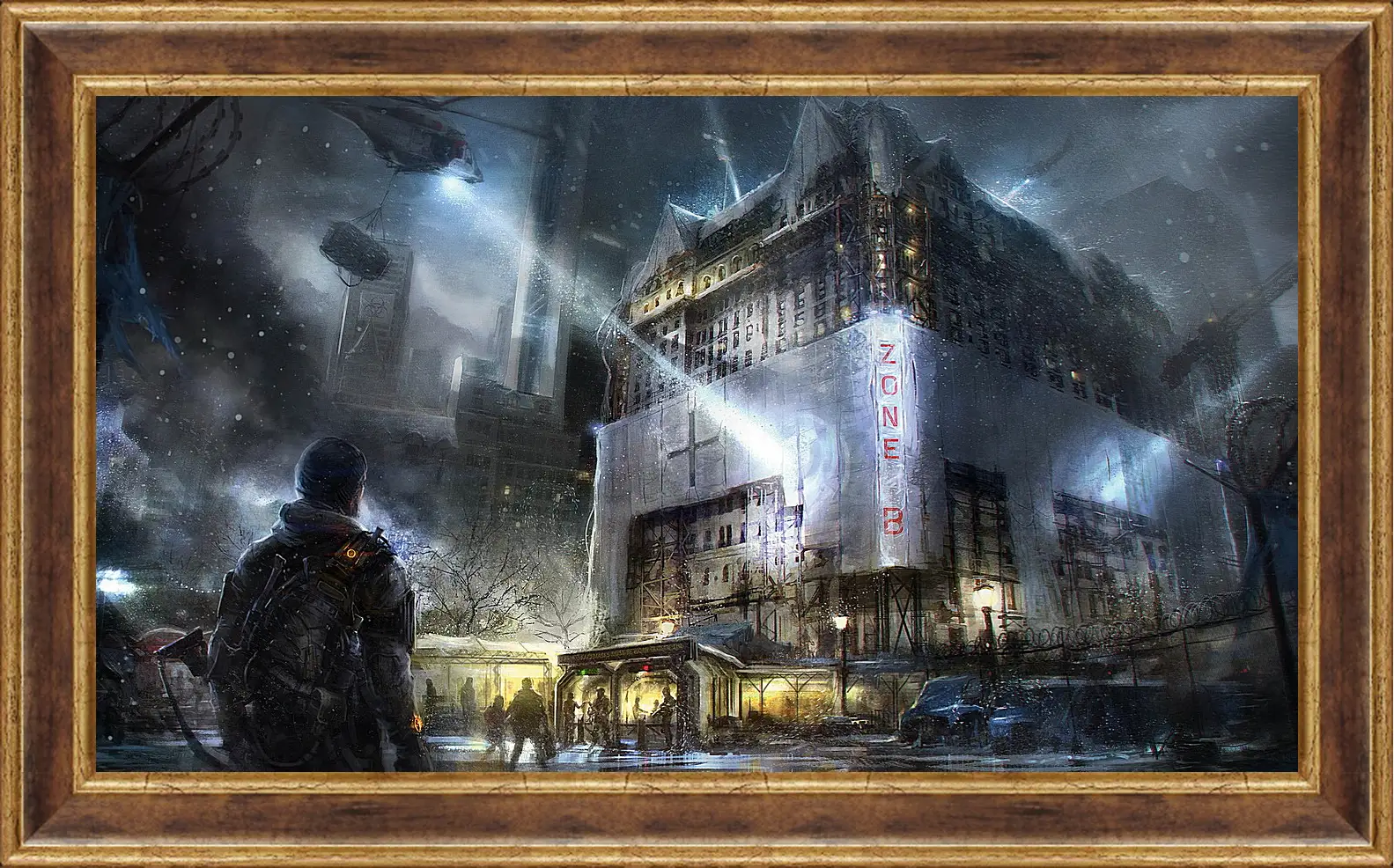 Картина в раме - ubisoft entertainment, building, art
