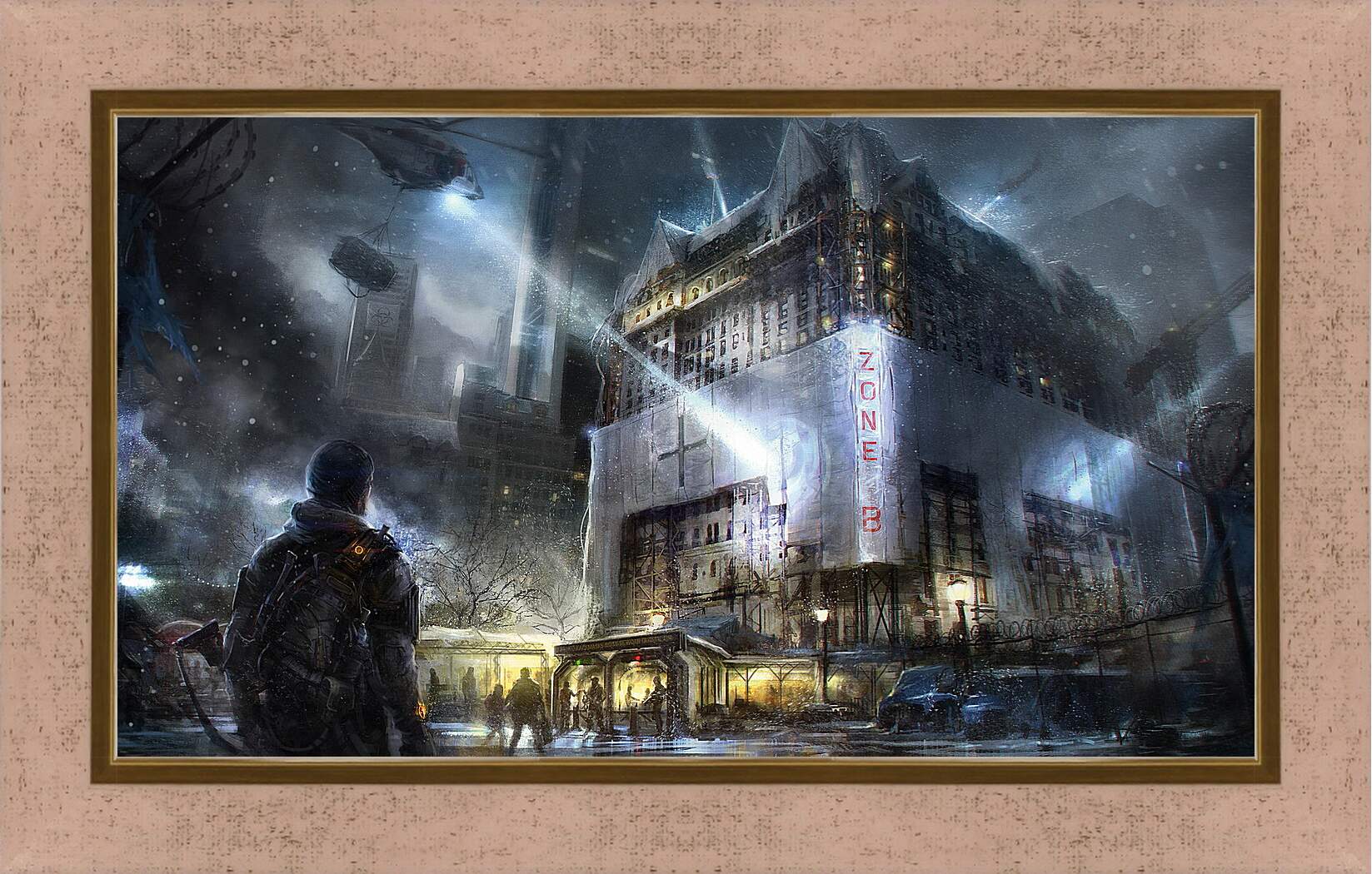 Картина в раме - ubisoft entertainment, building, art
