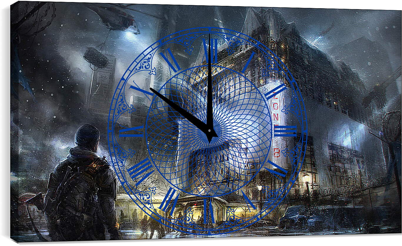 Часы картина - ubisoft entertainment, building, art
