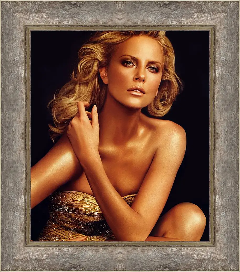 Картина в раме - Шарлиз Терон. Charlize Theron