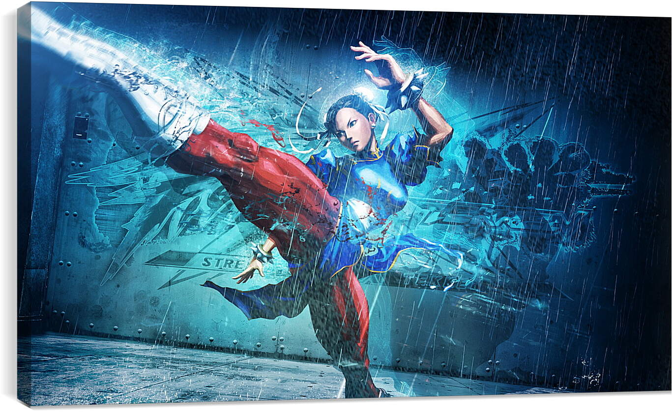 Постер и плакат - street fighter x tekken, girl, chun-li

