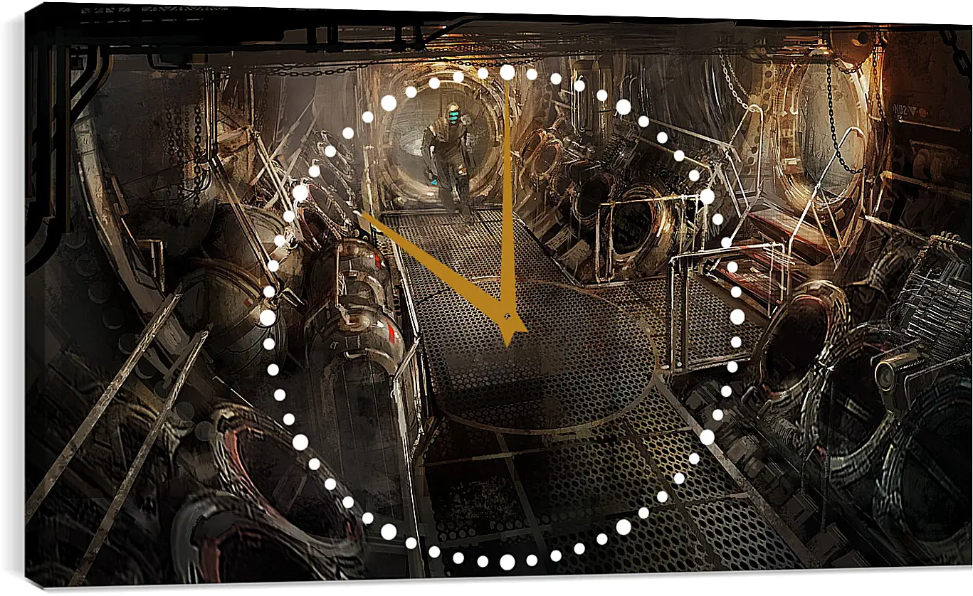 Часы картина - dead space 3, electronic arts, visceral games
