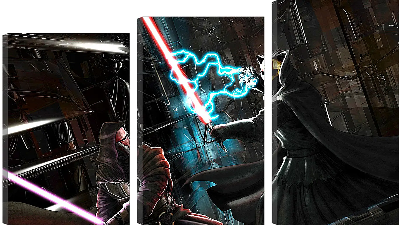 Модульная картина - star wars, knights of the old republic, darth revan