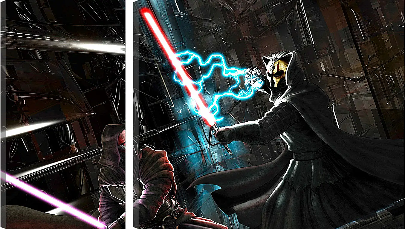 Модульная картина - star wars, knights of the old republic, darth revan