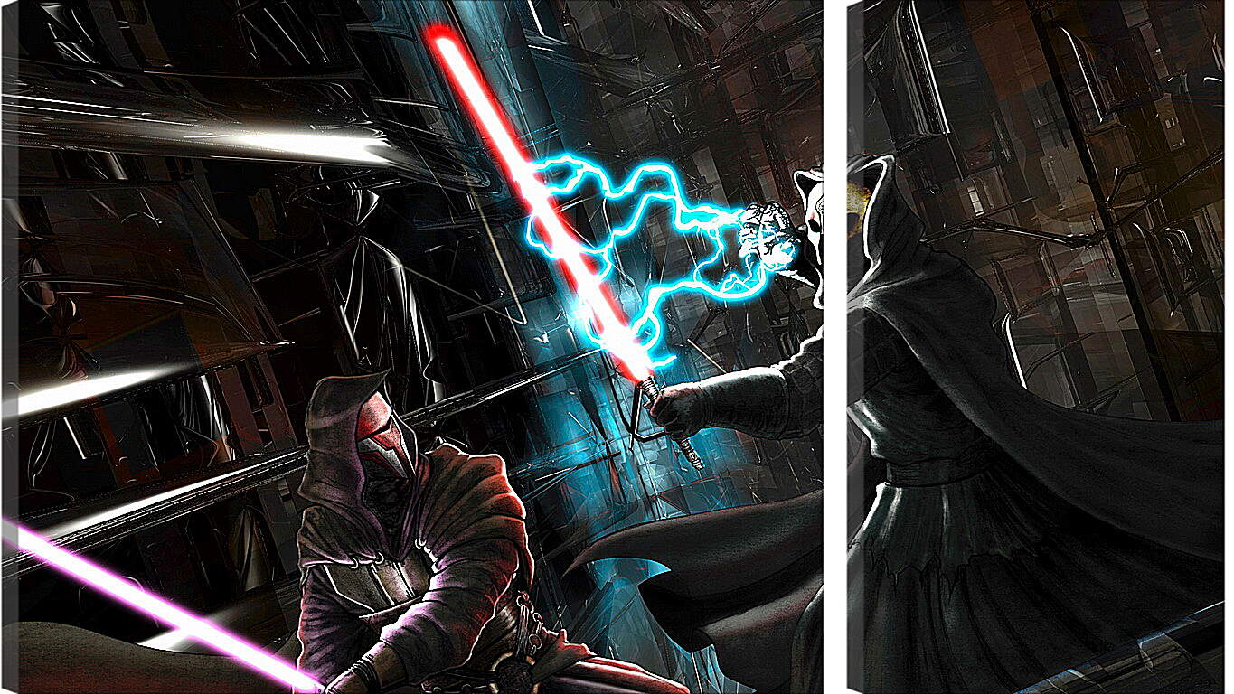 Модульная картина - star wars, knights of the old republic, darth revan