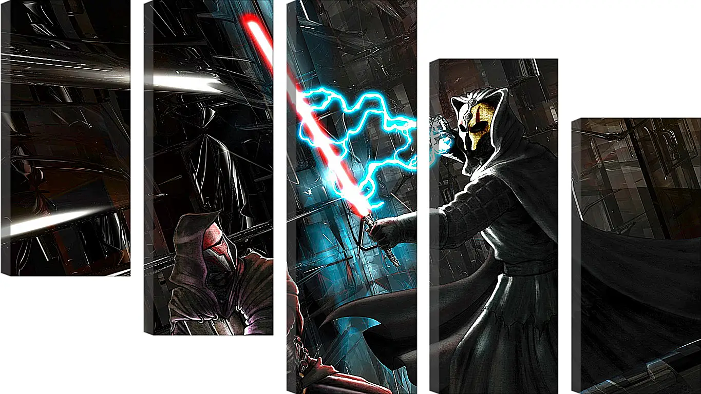 Модульная картина - star wars, knights of the old republic, darth revan