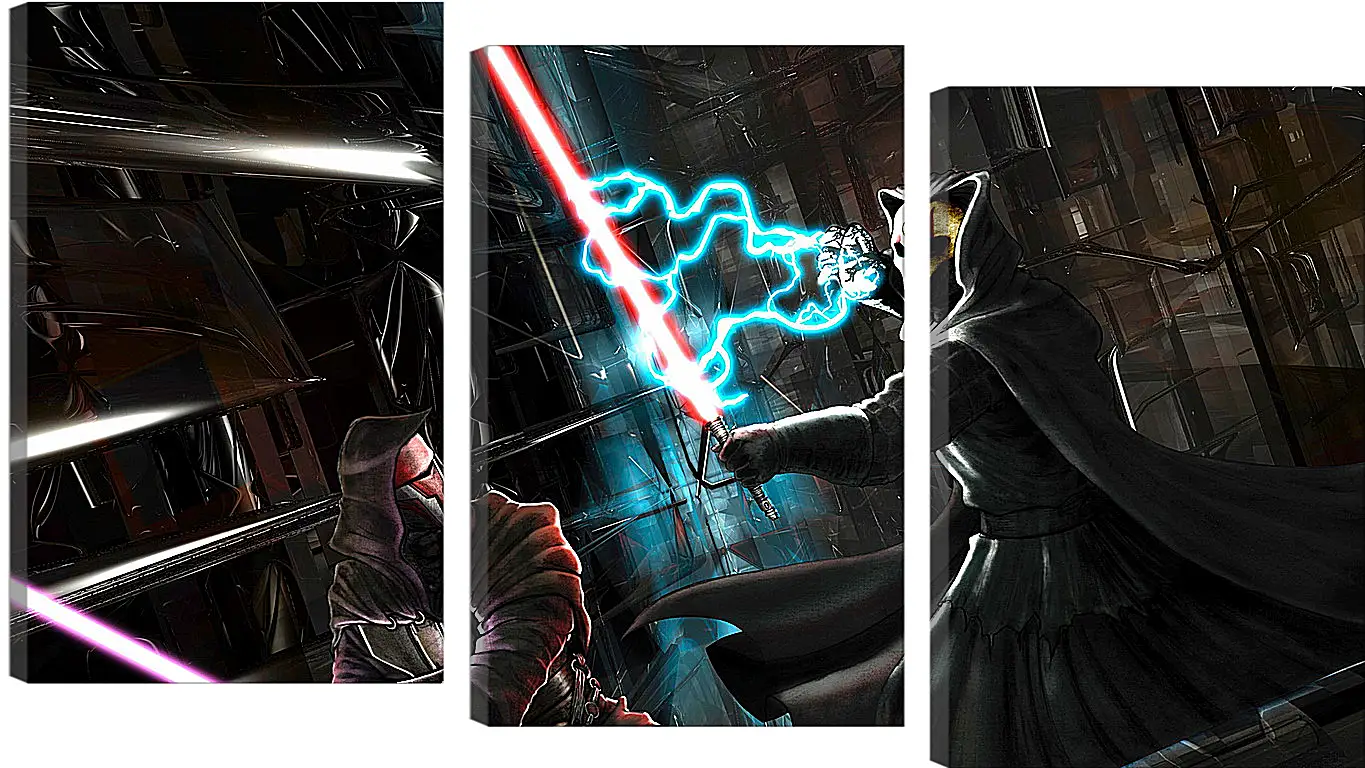 Модульная картина - star wars, knights of the old republic, darth revan