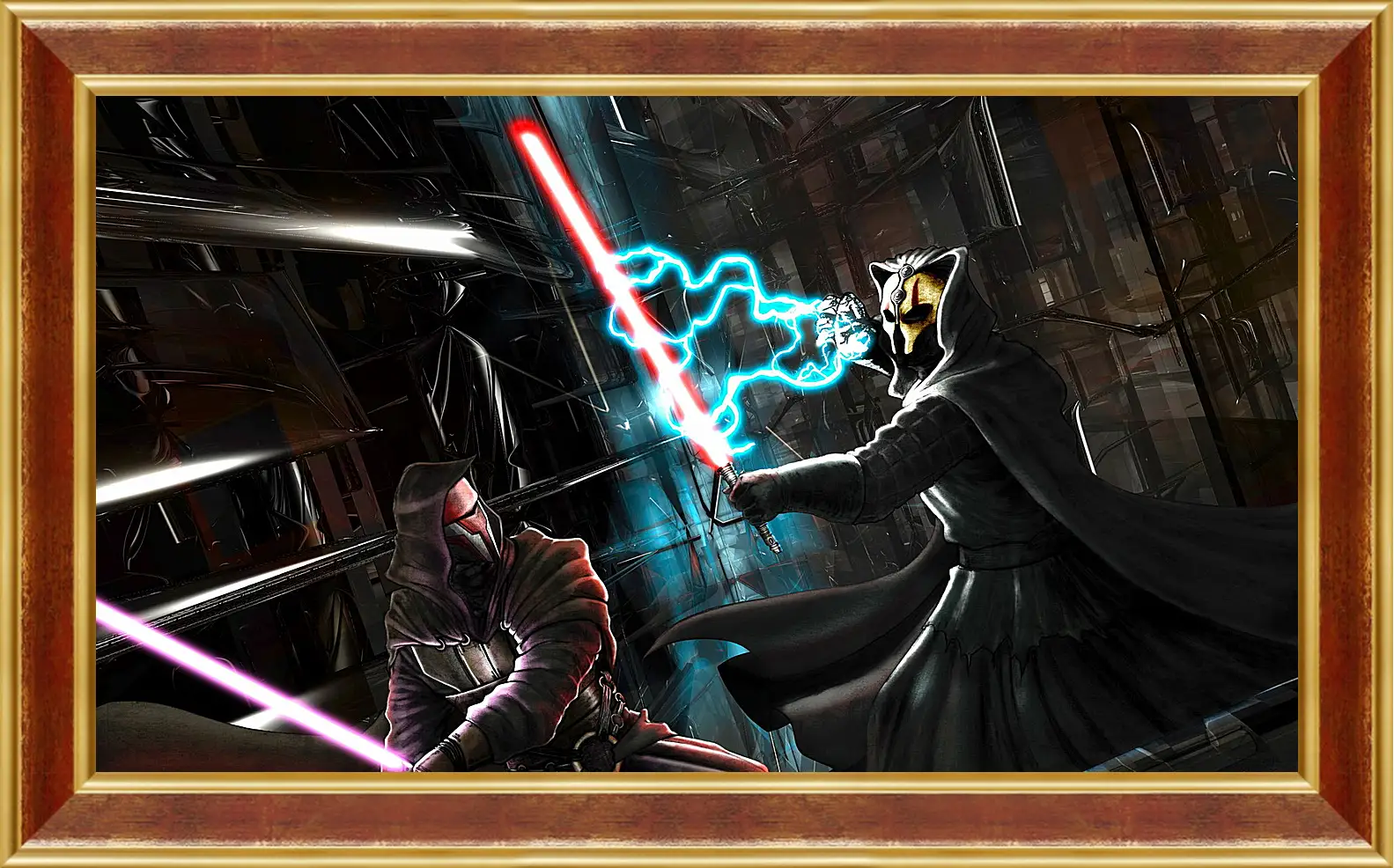 Картина в раме - star wars, knights of the old republic, darth revan