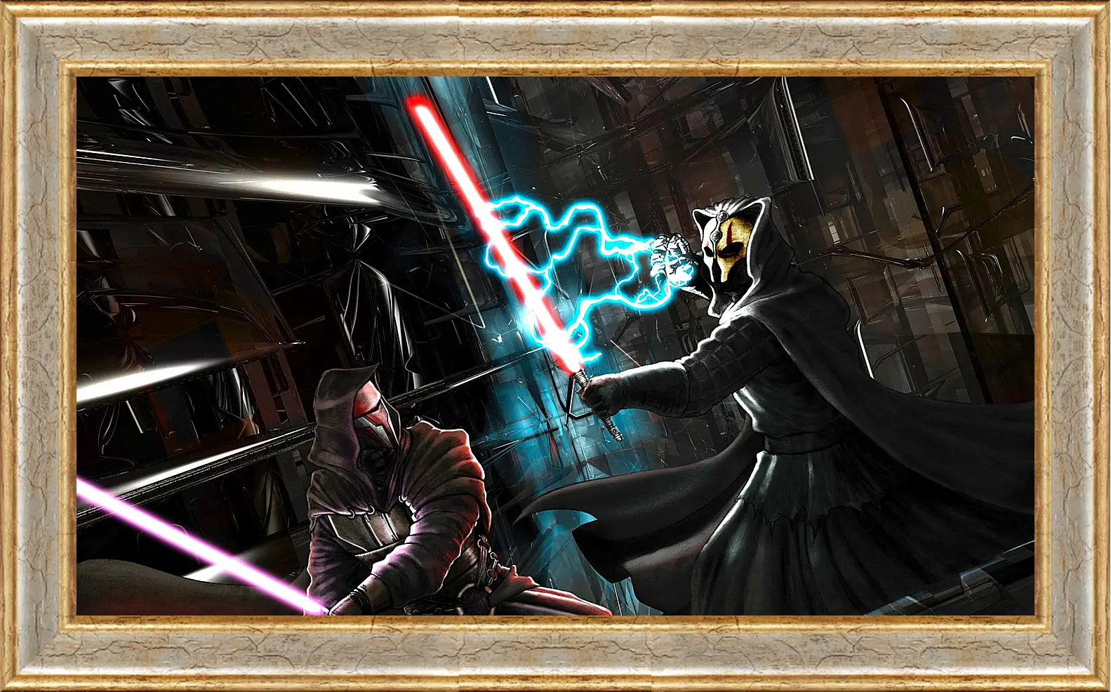 Картина в раме - star wars, knights of the old republic, darth revan