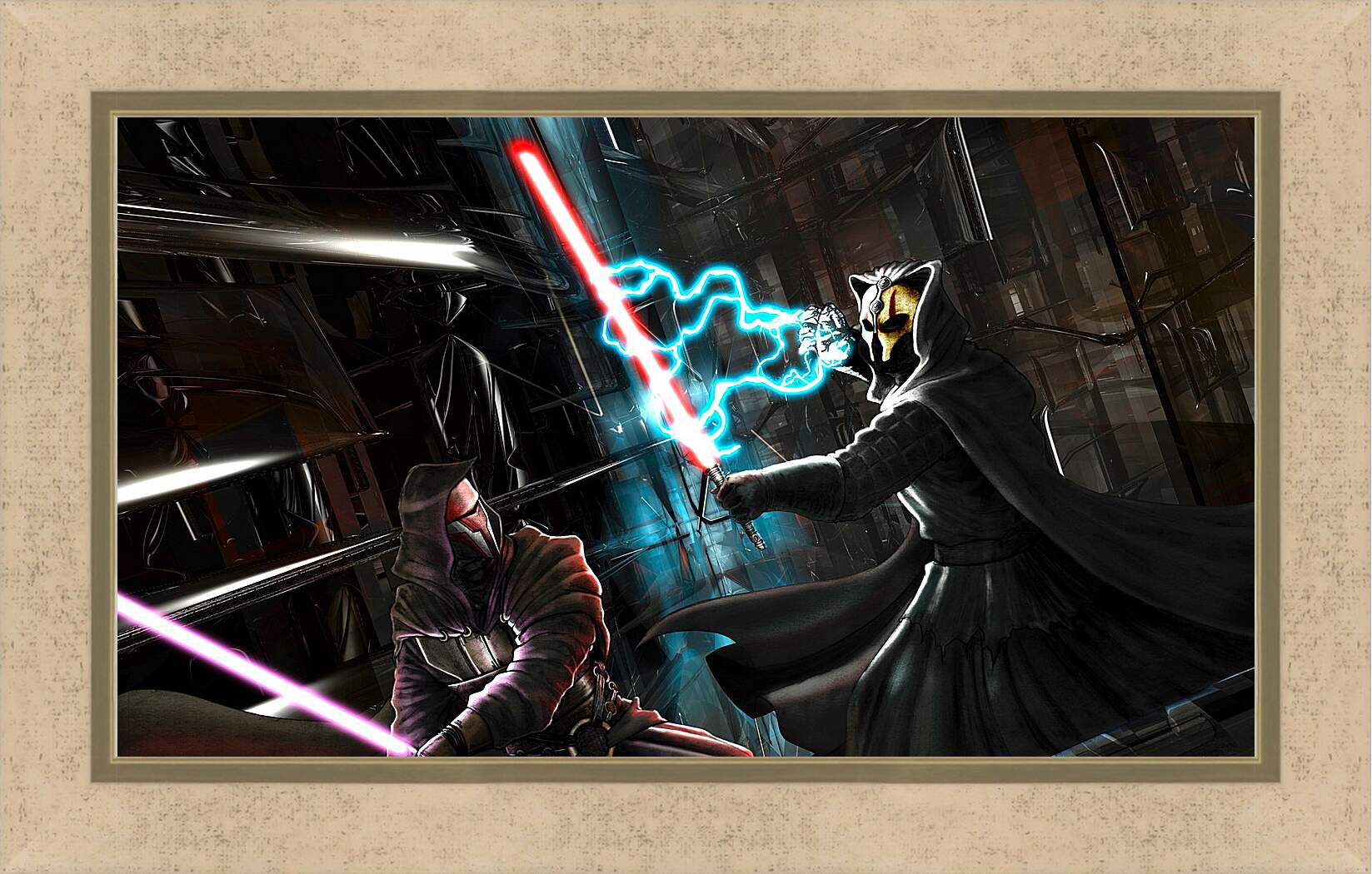 Картина в раме - star wars, knights of the old republic, darth revan