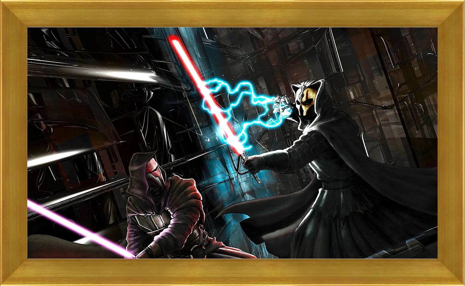 Картина в раме - star wars, knights of the old republic, darth revan