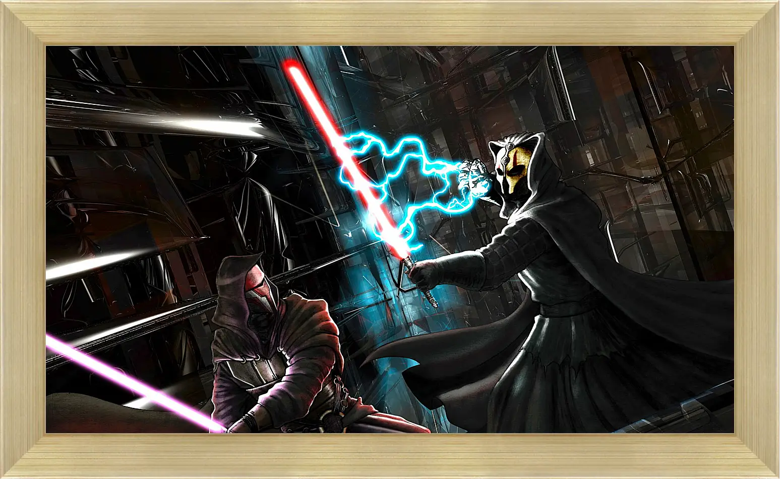 Картина в раме - star wars, knights of the old republic, darth revan