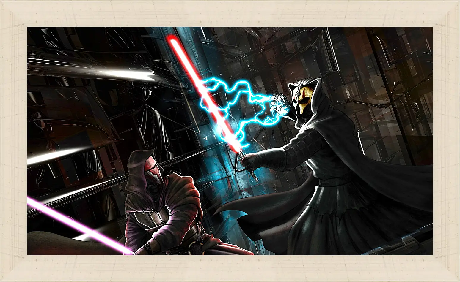 Картина в раме - star wars, knights of the old republic, darth revan