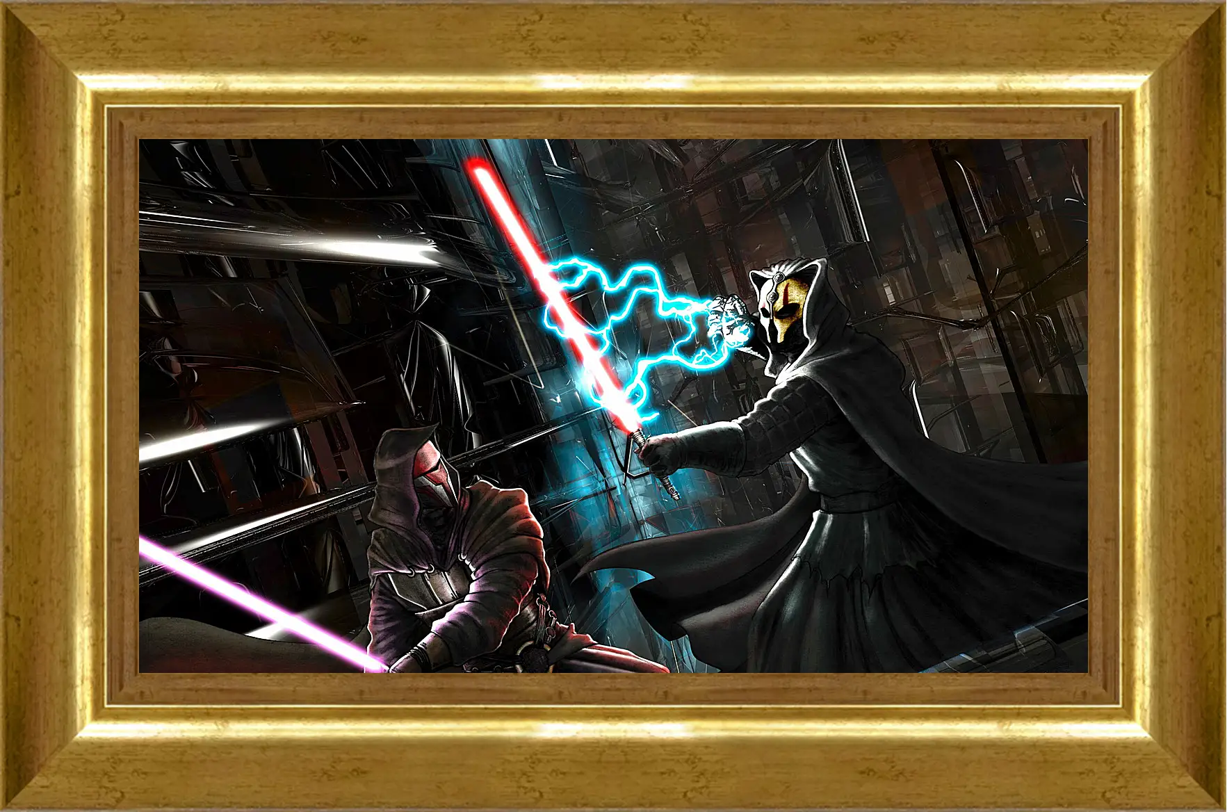 Картина в раме - star wars, knights of the old republic, darth revan