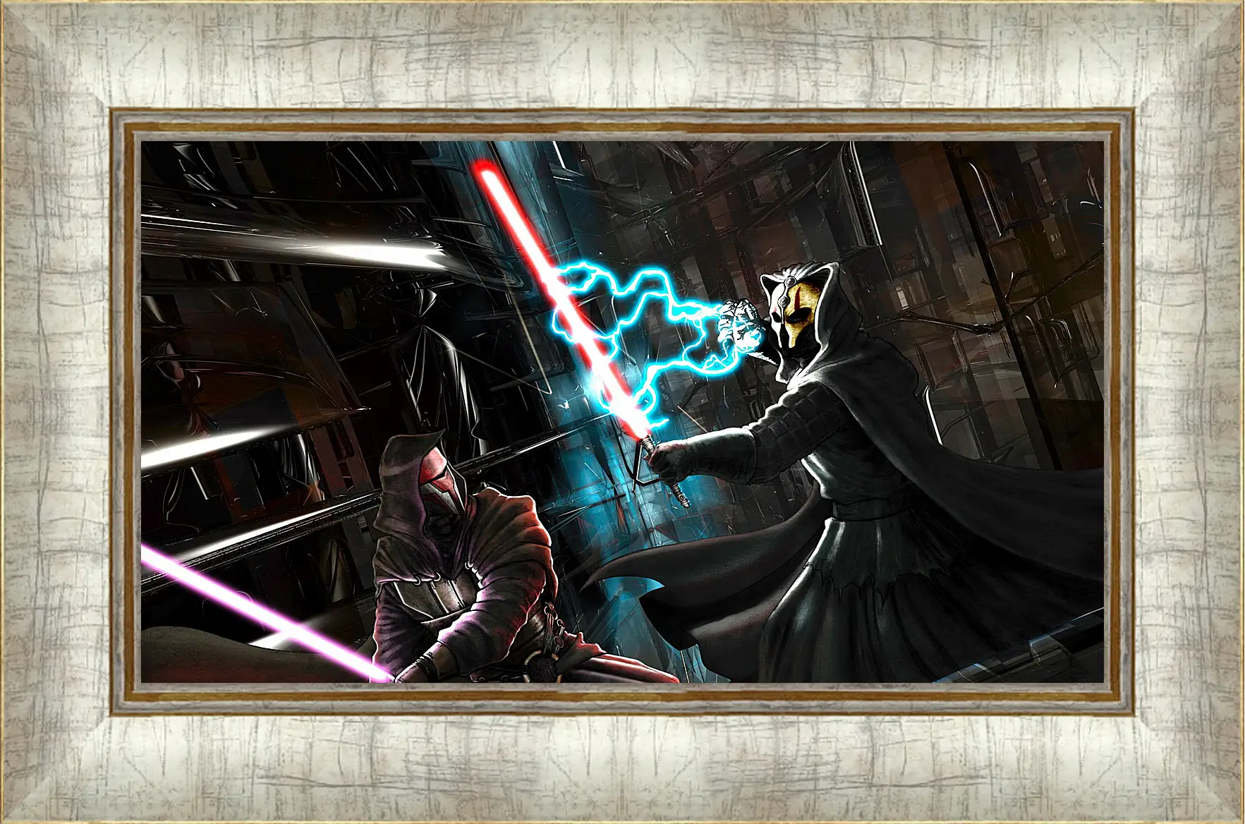 Картина в раме - star wars, knights of the old republic, darth revan