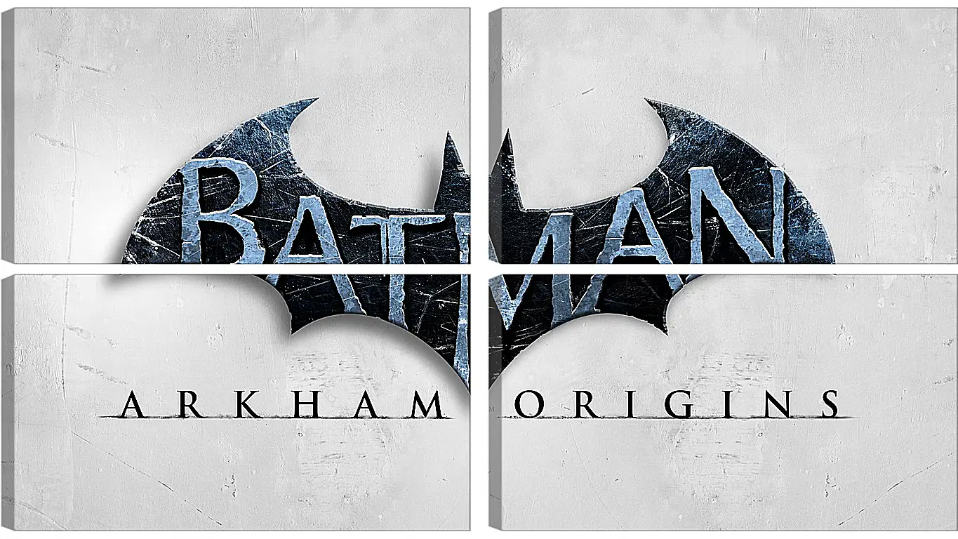 Модульная картина - batman arkham origins, wb games, splash damage