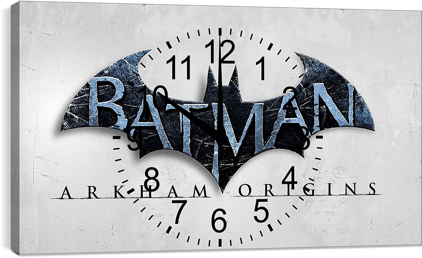 Часы картина - batman arkham origins, wb games, splash damage