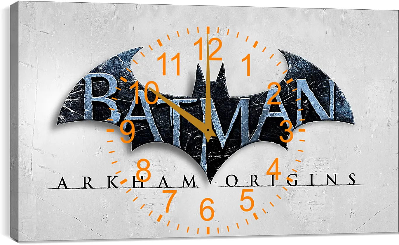 Часы картина - batman arkham origins, wb games, splash damage