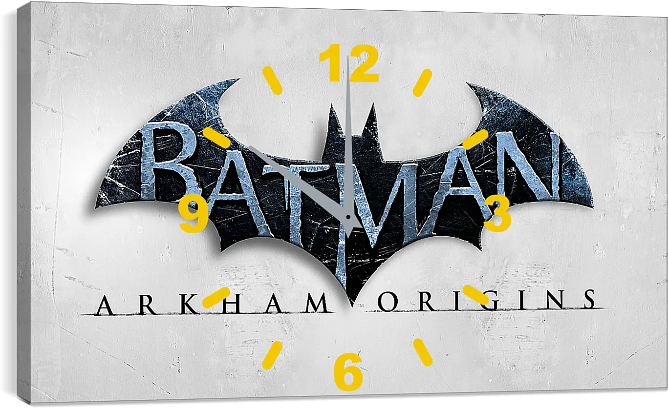 Часы картина - batman arkham origins, wb games, splash damage