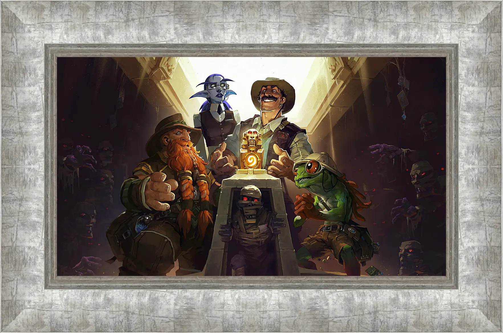 Картина в раме - hearthstone, heroes of warcraft, the league of explorers