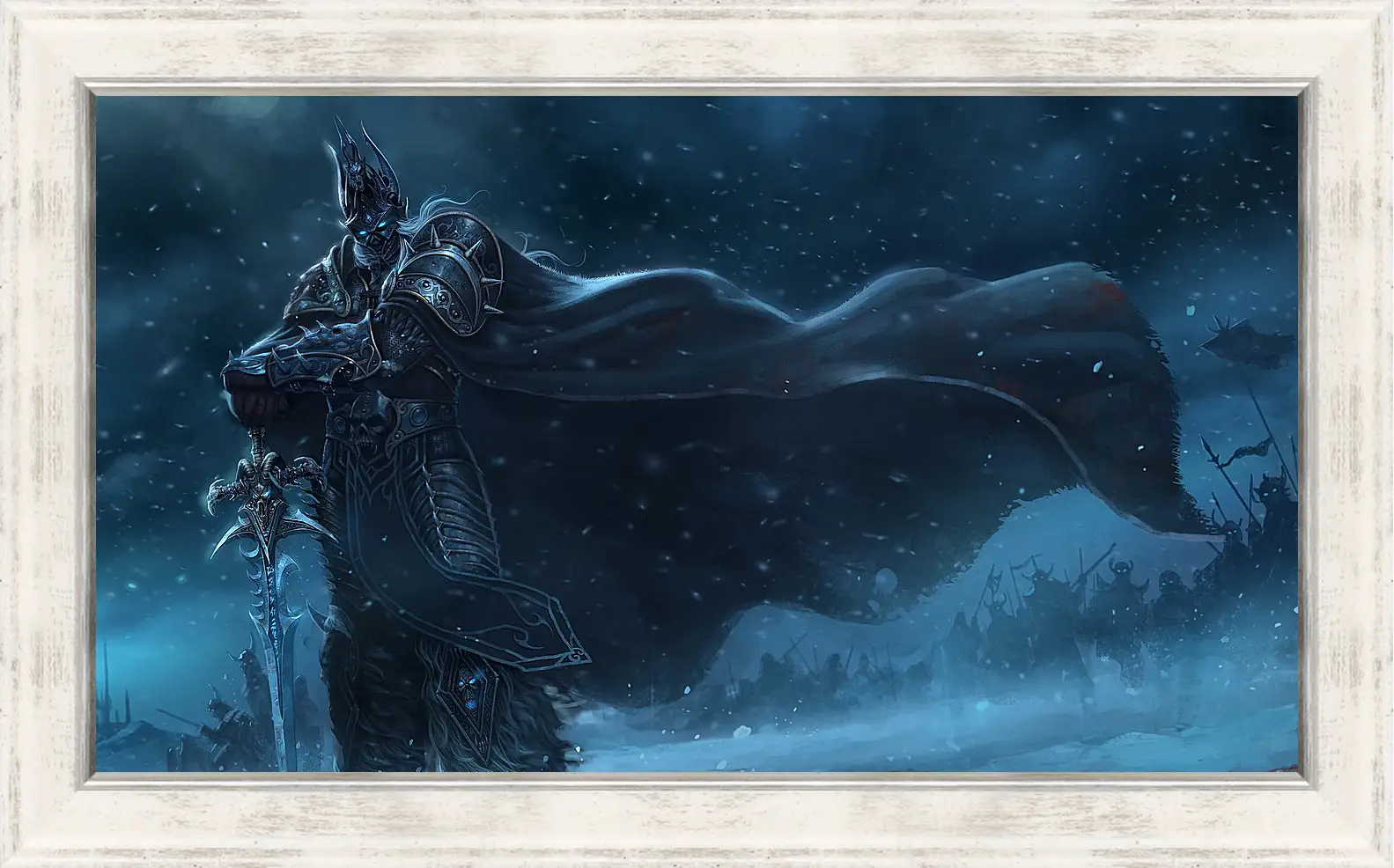 Картина в раме - warcraft, lich king, sword