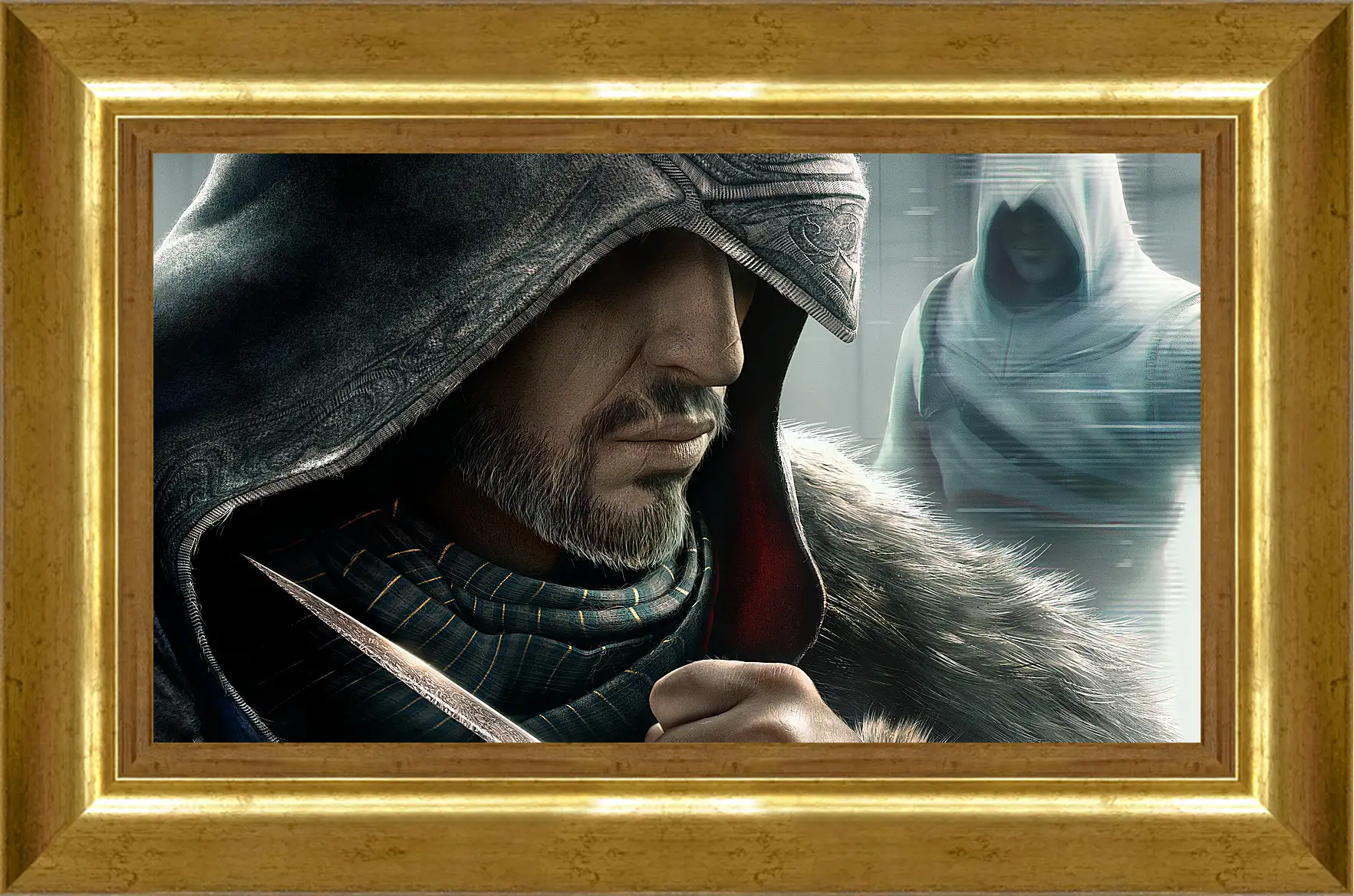 Картина в раме - assassins creed, desmond miles, hood
