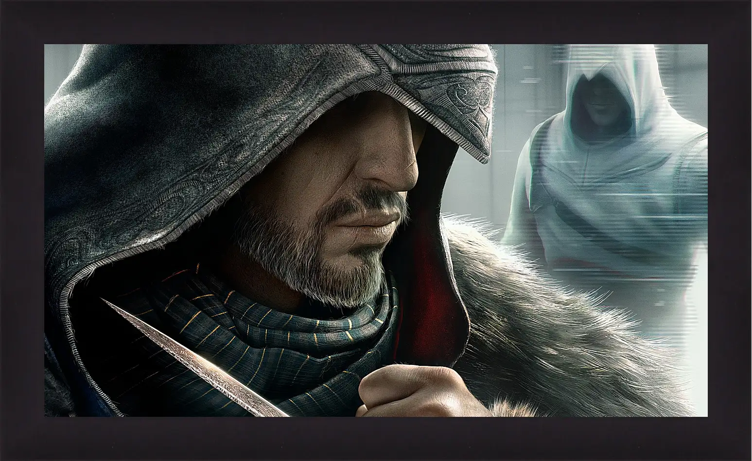 Картина в раме - assassins creed, desmond miles, hood
