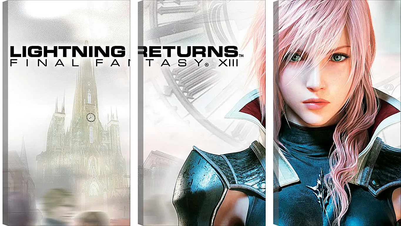 Модульная картина - lightning returns final fantasy xiii, lightning, novus partus
