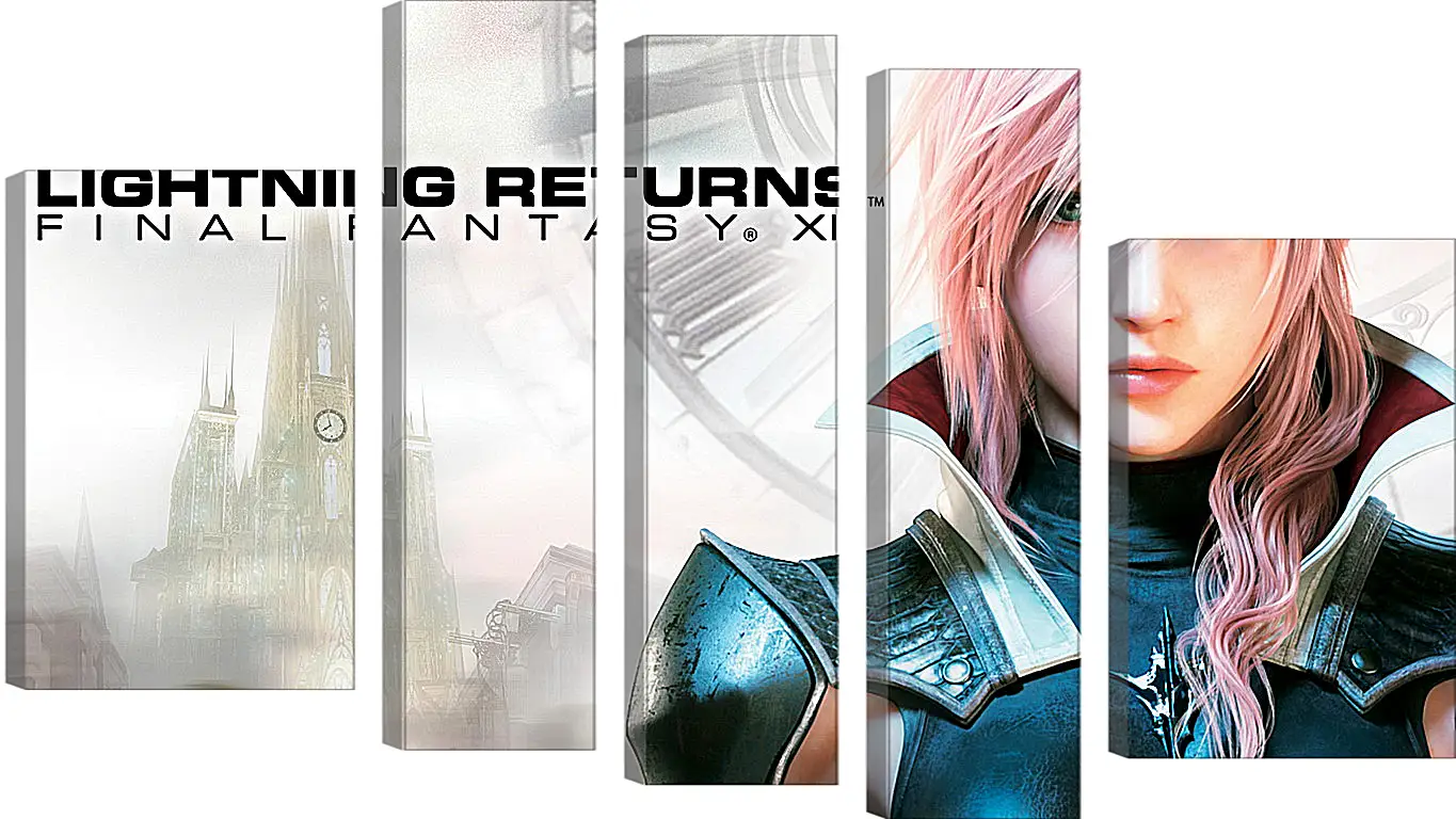 Модульная картина - lightning returns final fantasy xiii, lightning, novus partus
