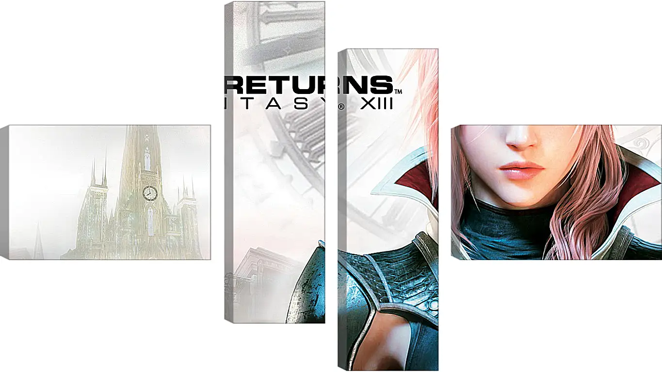 Модульная картина - lightning returns final fantasy xiii, lightning, novus partus
