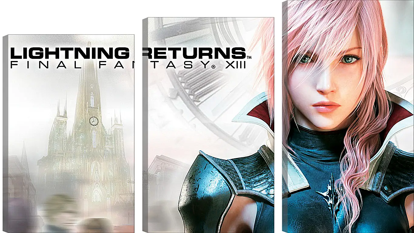 Модульная картина - lightning returns final fantasy xiii, lightning, novus partus
