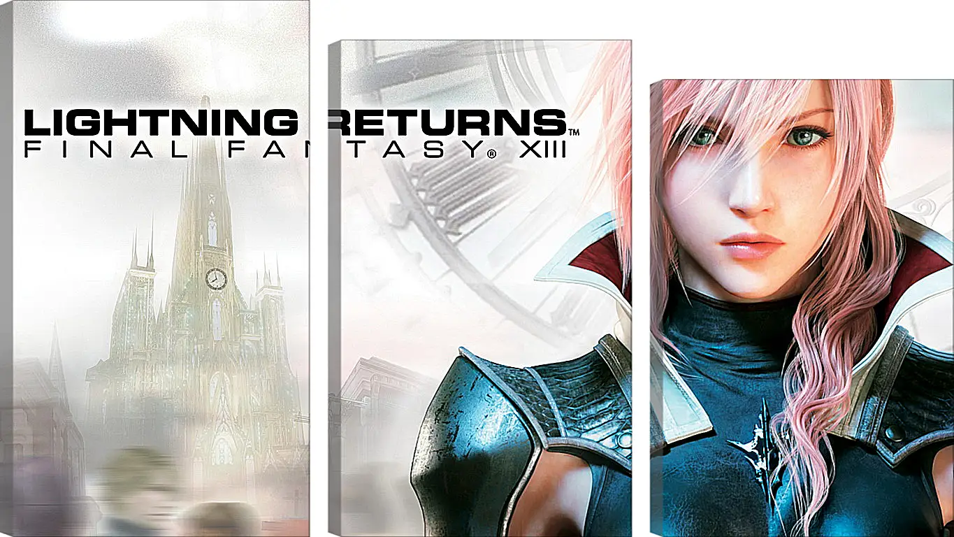 Модульная картина - lightning returns final fantasy xiii, lightning, novus partus
